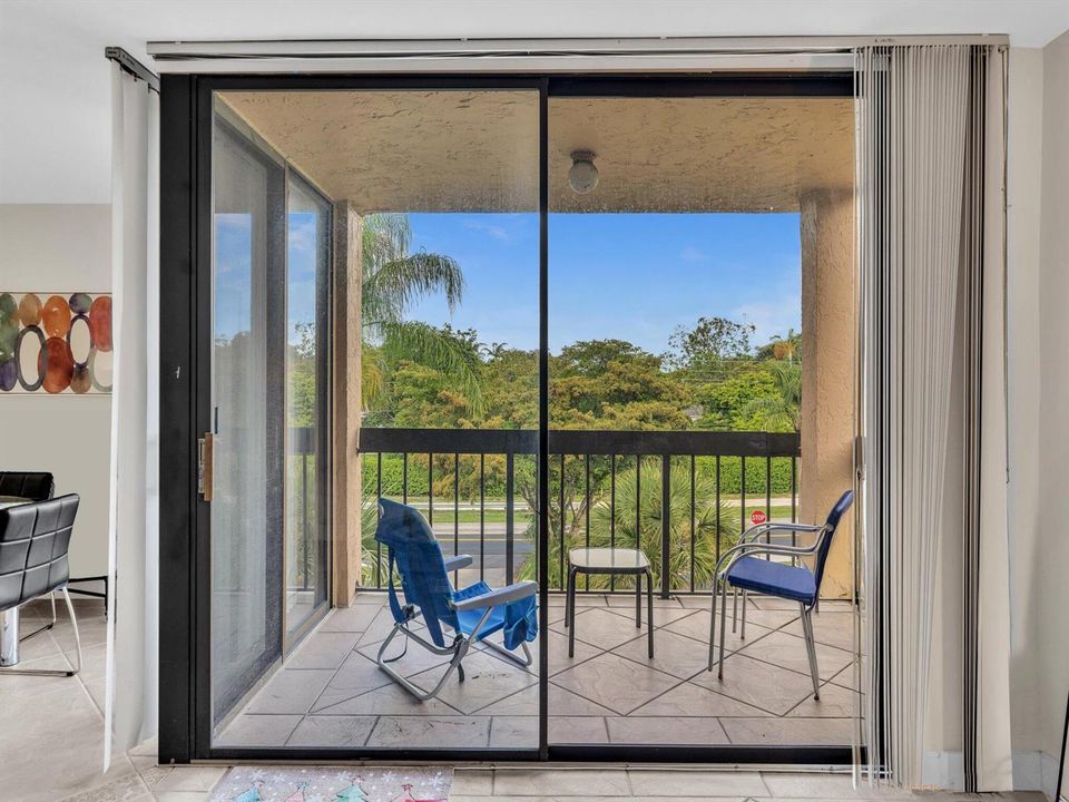 Balcony off Living Space