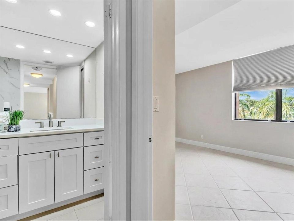 Bath with guest and primary access