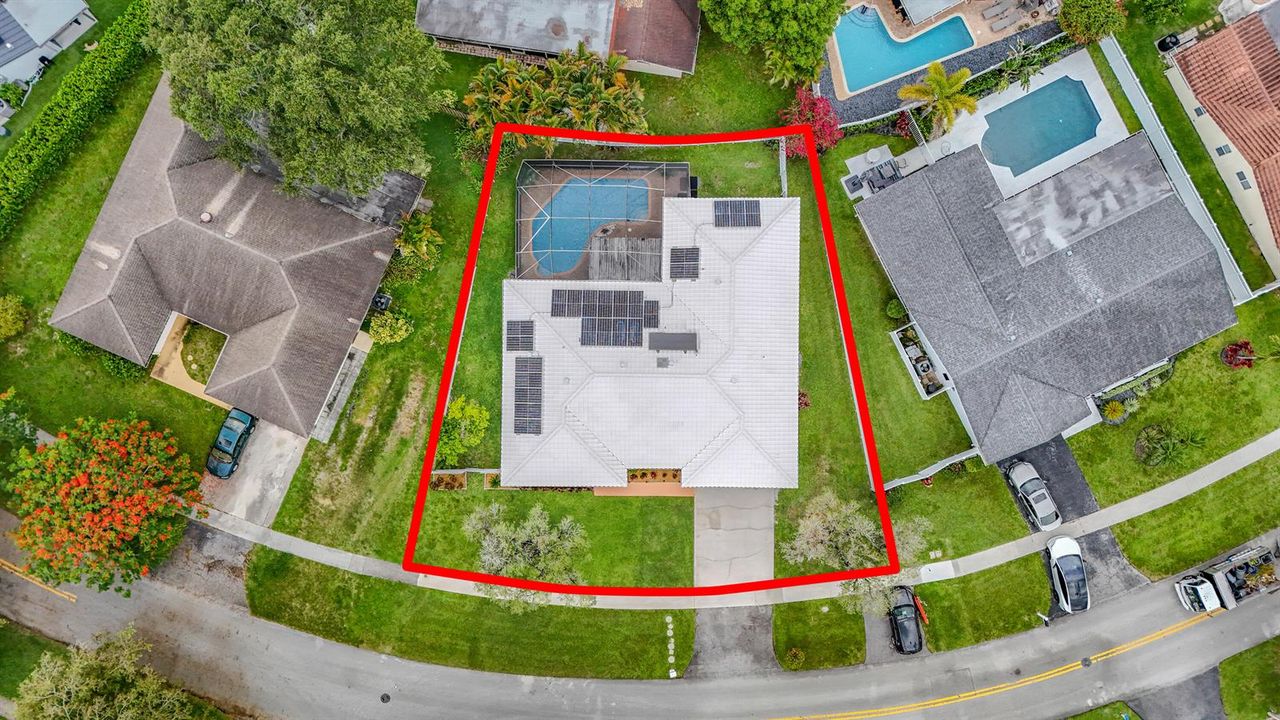 -851 E Plantation Circle-Lot Line-2
