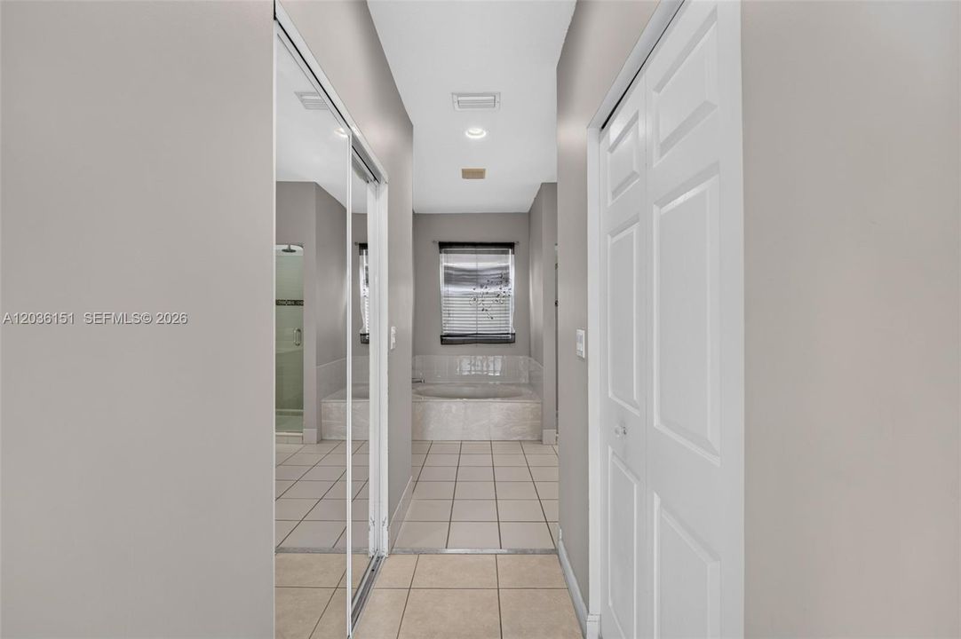 Master Bedroom Two walk-In closets