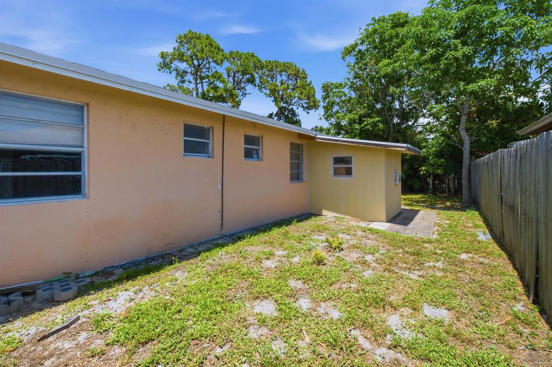 Privacy Fenced Yard