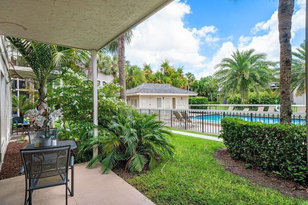Open patio