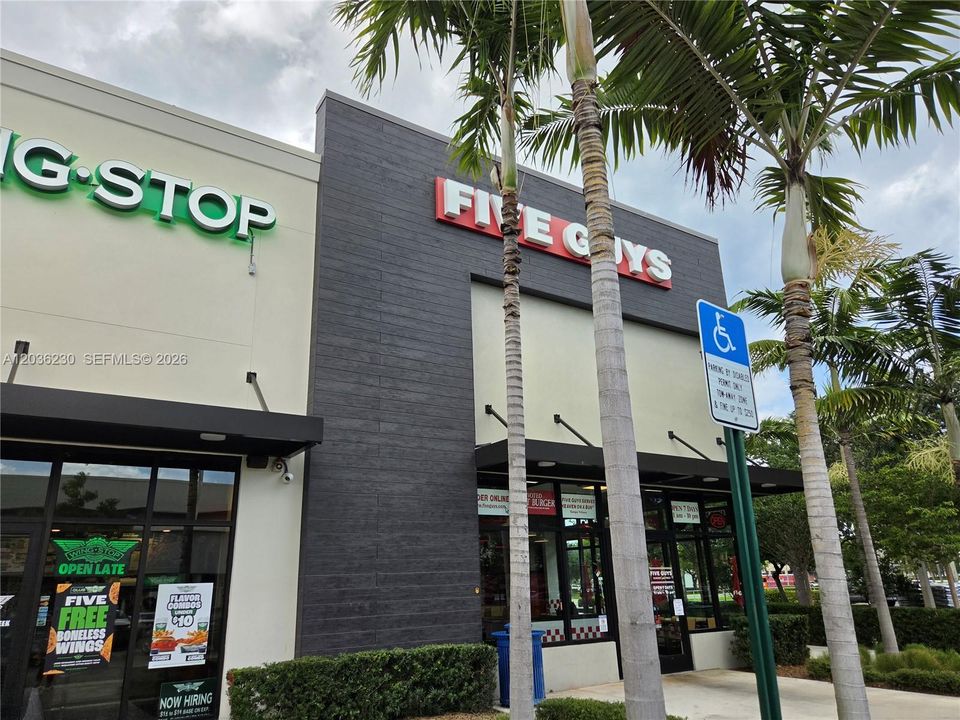 Neighborhood shopping plaza