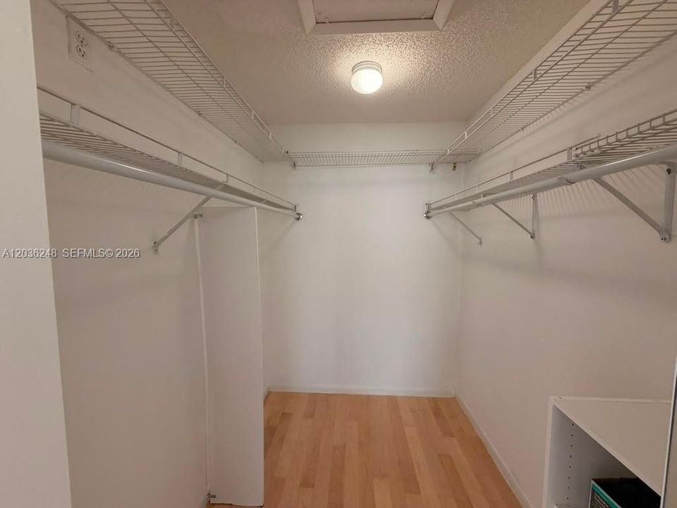 Primary Walk in Closet