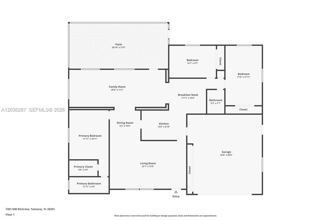 For Sale: $445,000 (3 beds, 2 baths, 1906 Square Feet)