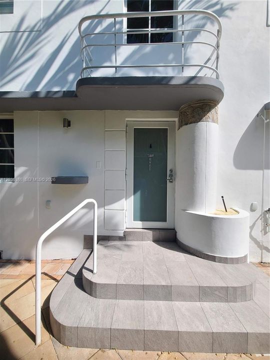 coded-building front door