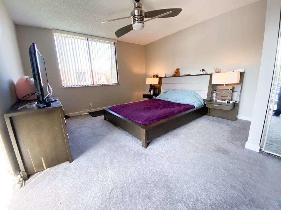 Townhouse master bedroom