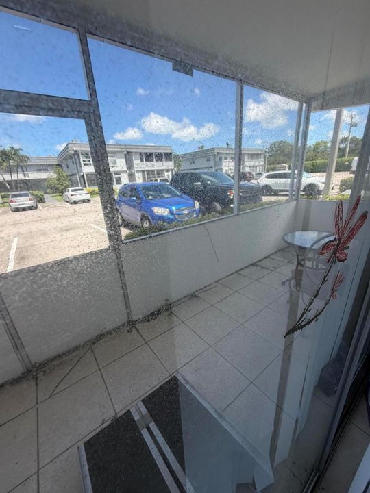 Covered screened near parking