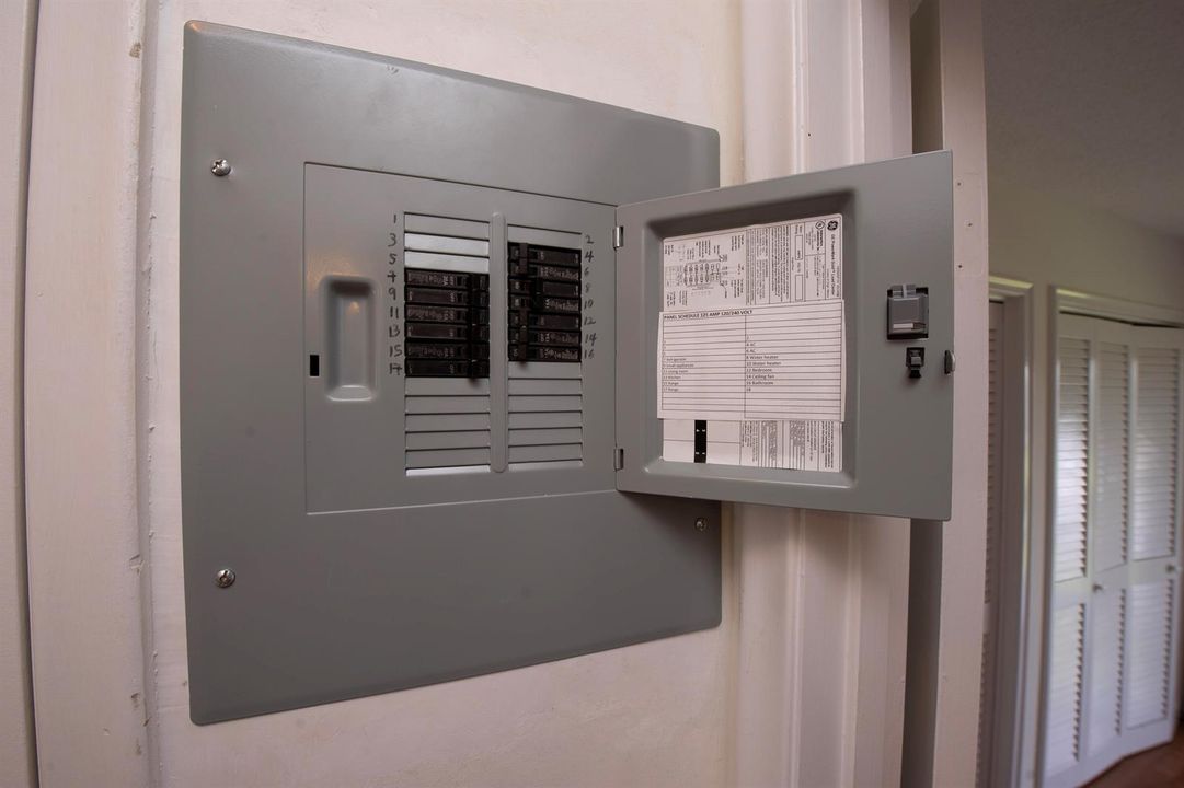 New electrical panel