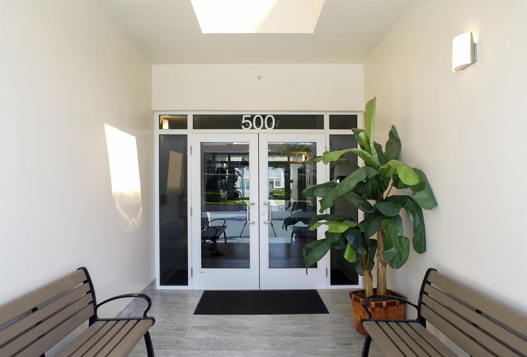 Clubhouse entrance