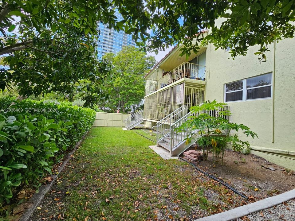 Back of unit