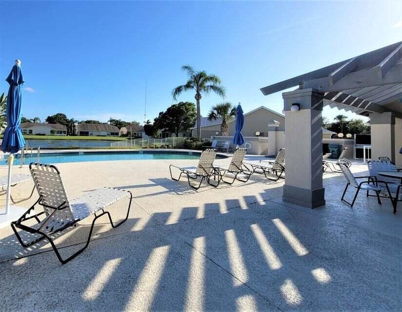 POOL OVERLOOKING LAKE