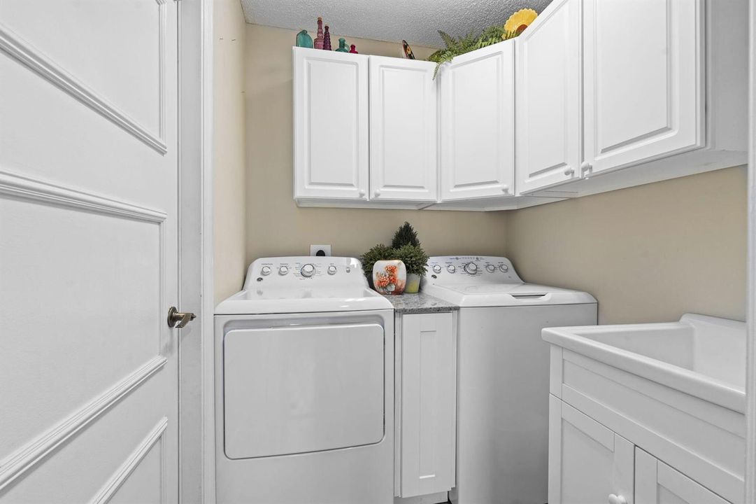 ENTER GARAGE THROUGH LAUNDRY
