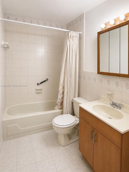 Full Bathroom with Vanity Storage