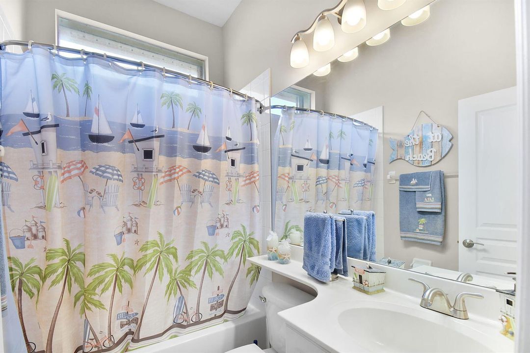 Guest Bedroom with Bath Tub and Shower