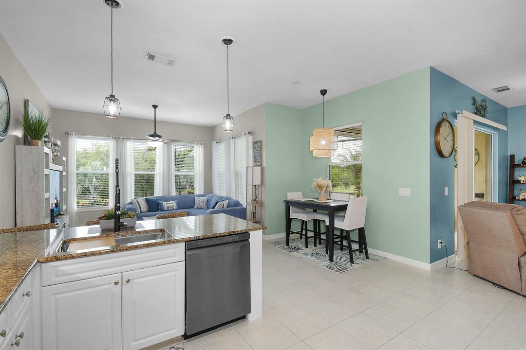 View from Kitchen to Breakfast Nook