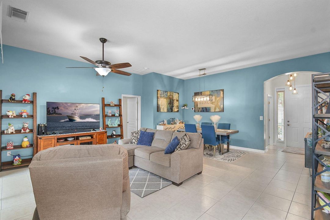 Looking Back to Living and Dining Areas