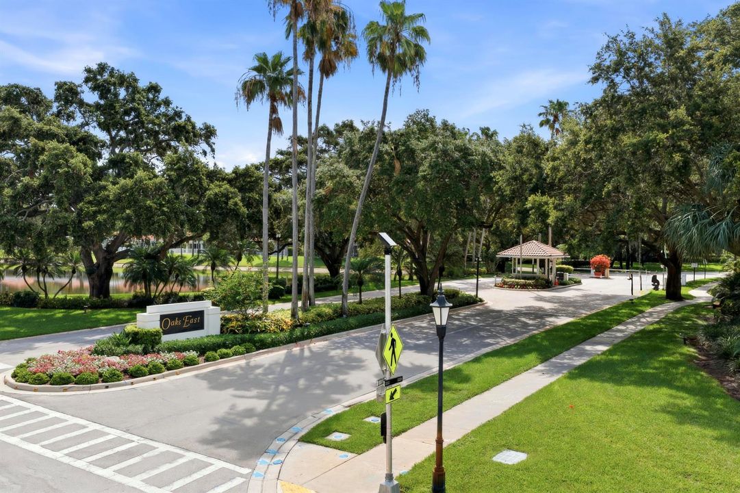 Oaks East Entrance