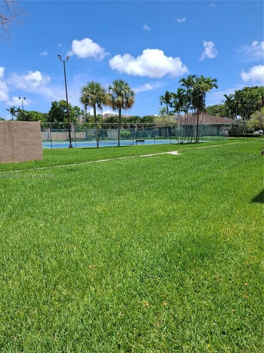 tennis courts