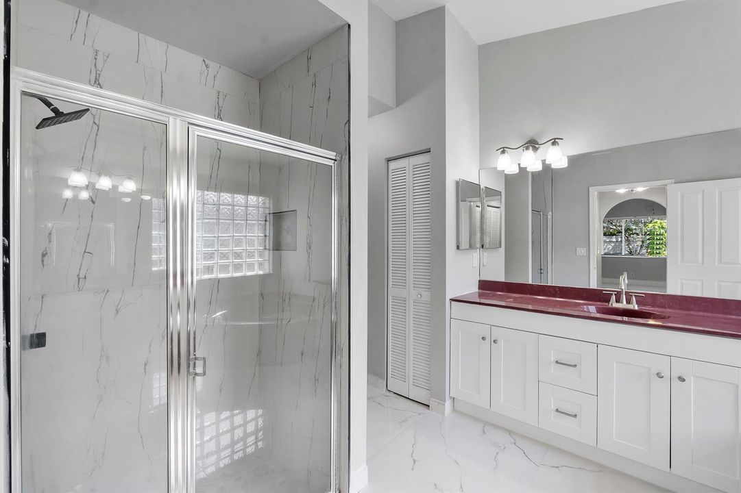 Master bath & shower