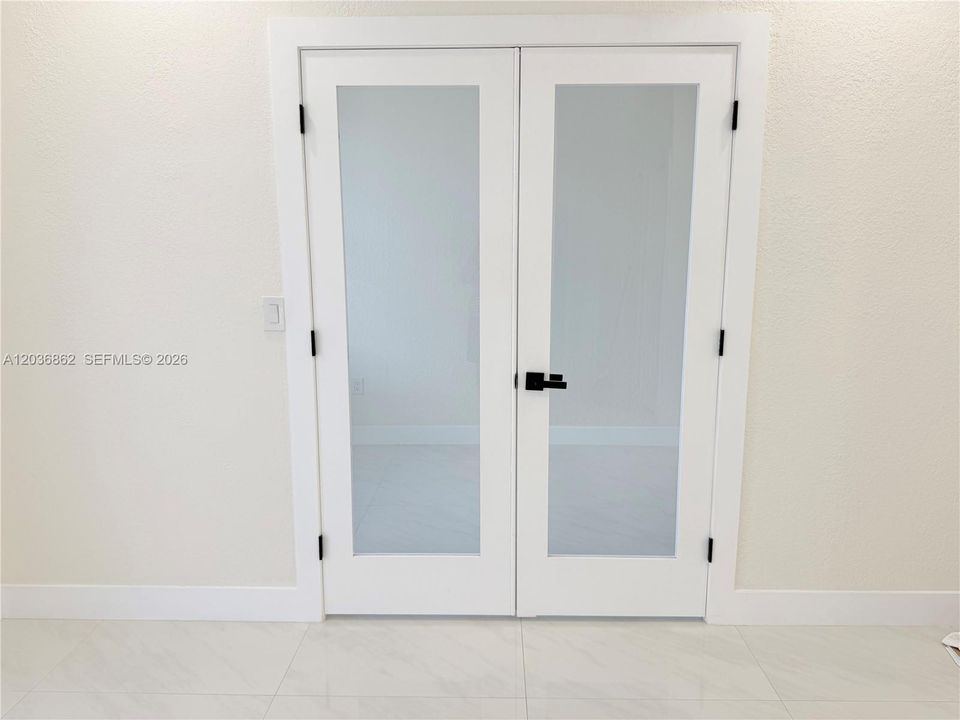 Entrance to small office or playroom