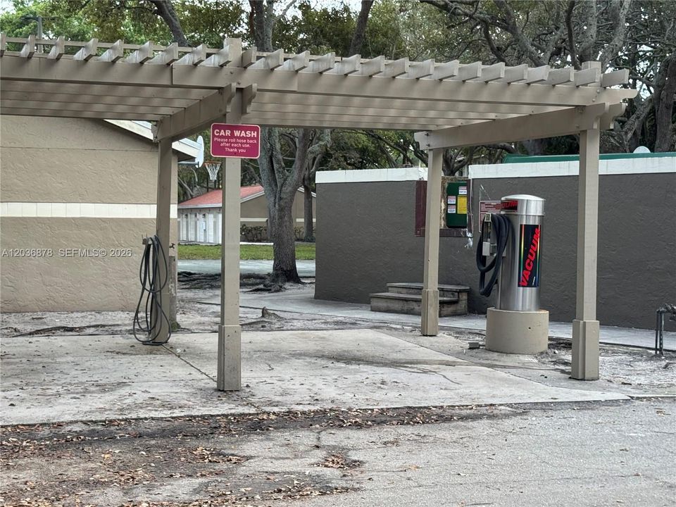 Car wash on site