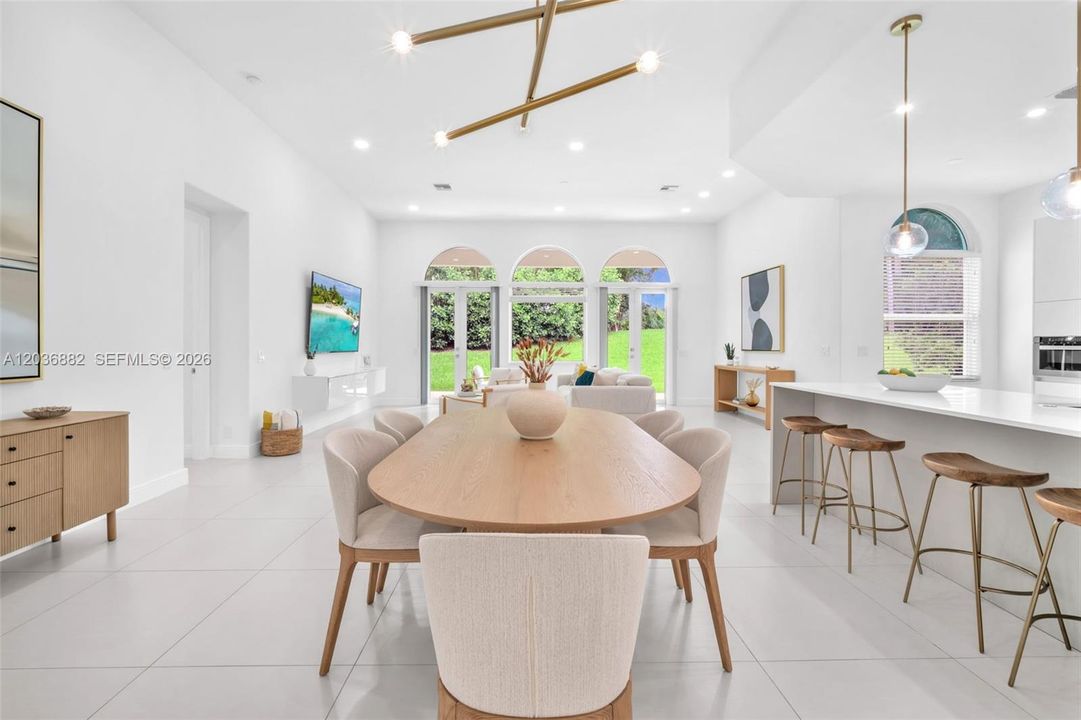 Wide open floor plan
