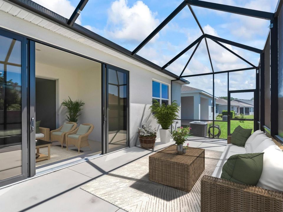 Outdoor lanai and sunroom or florida roo