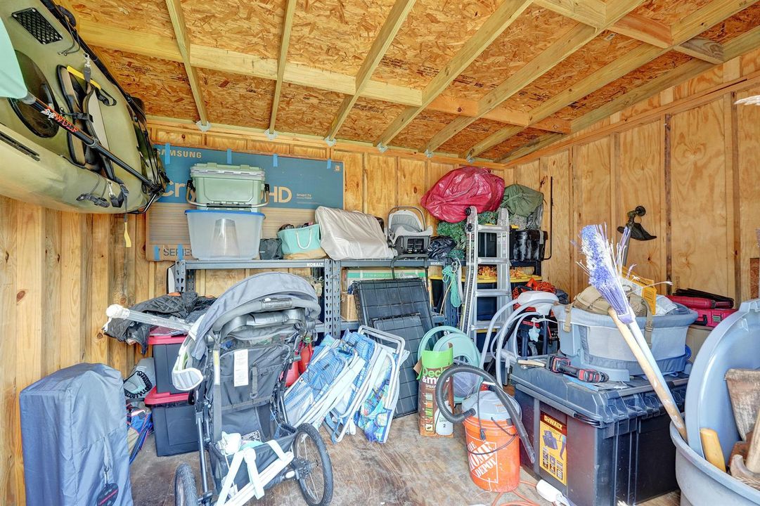Ample storage