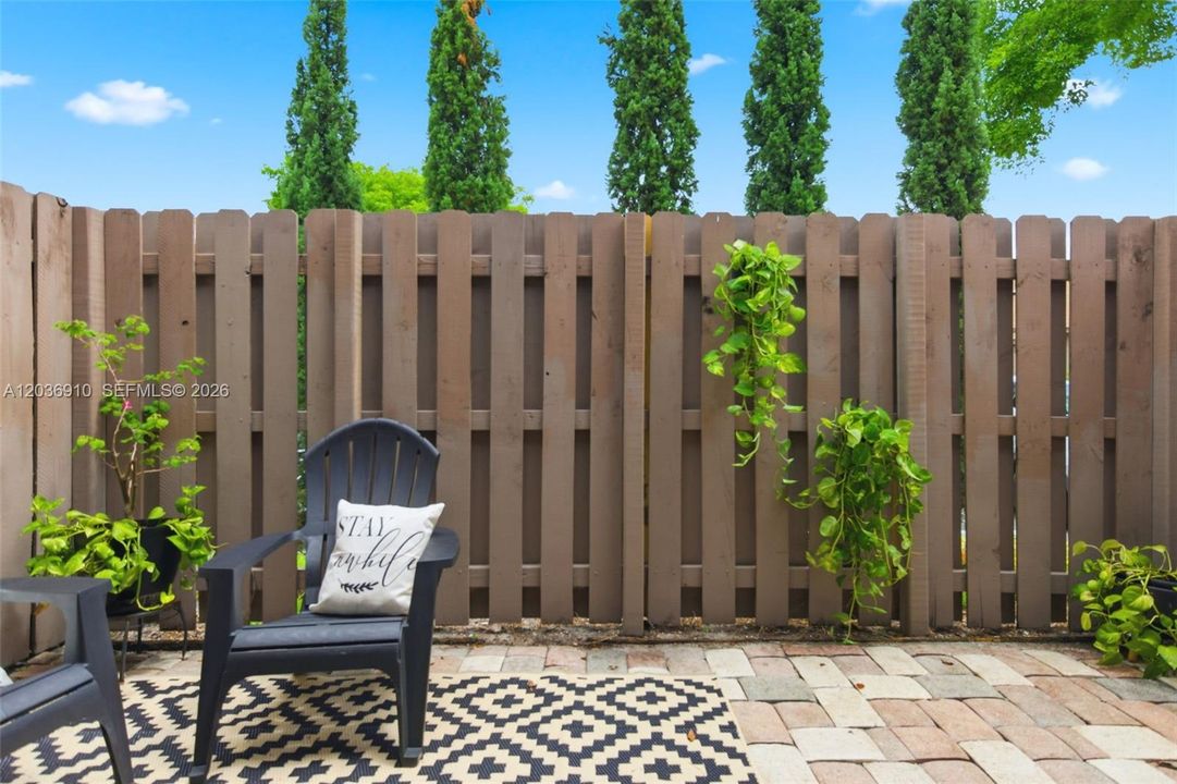 Front patio
