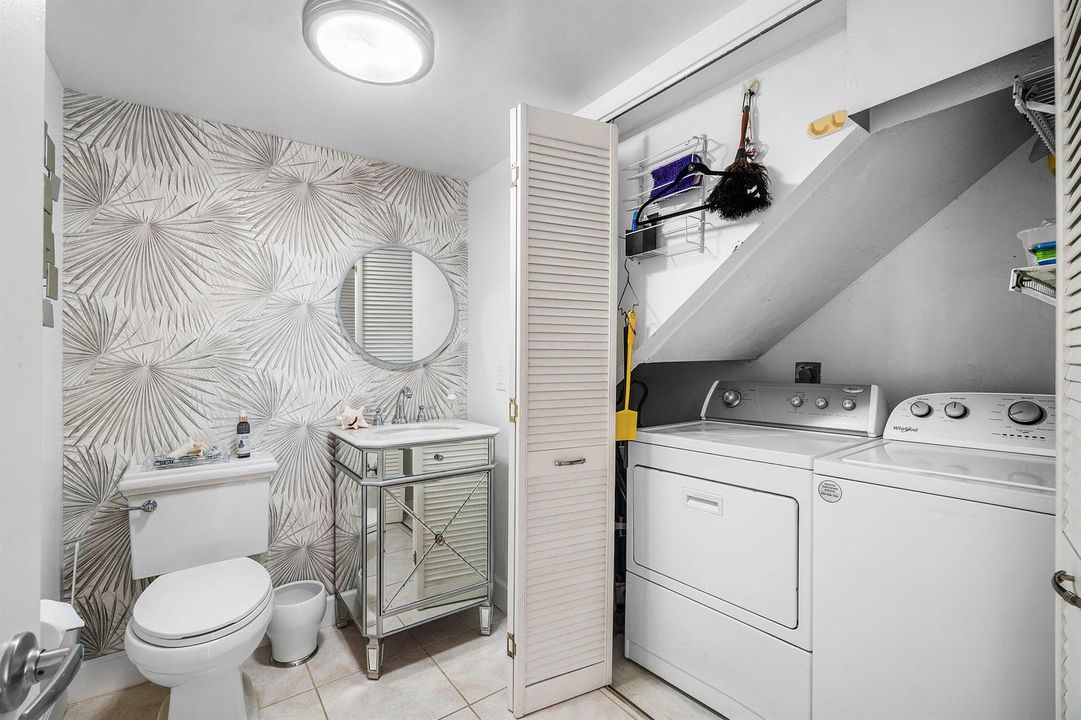 Half Bath & Laundry
