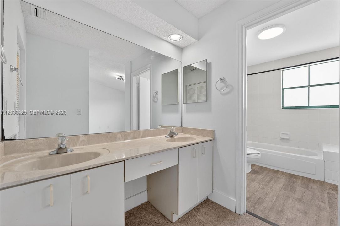 Primary bathroom.