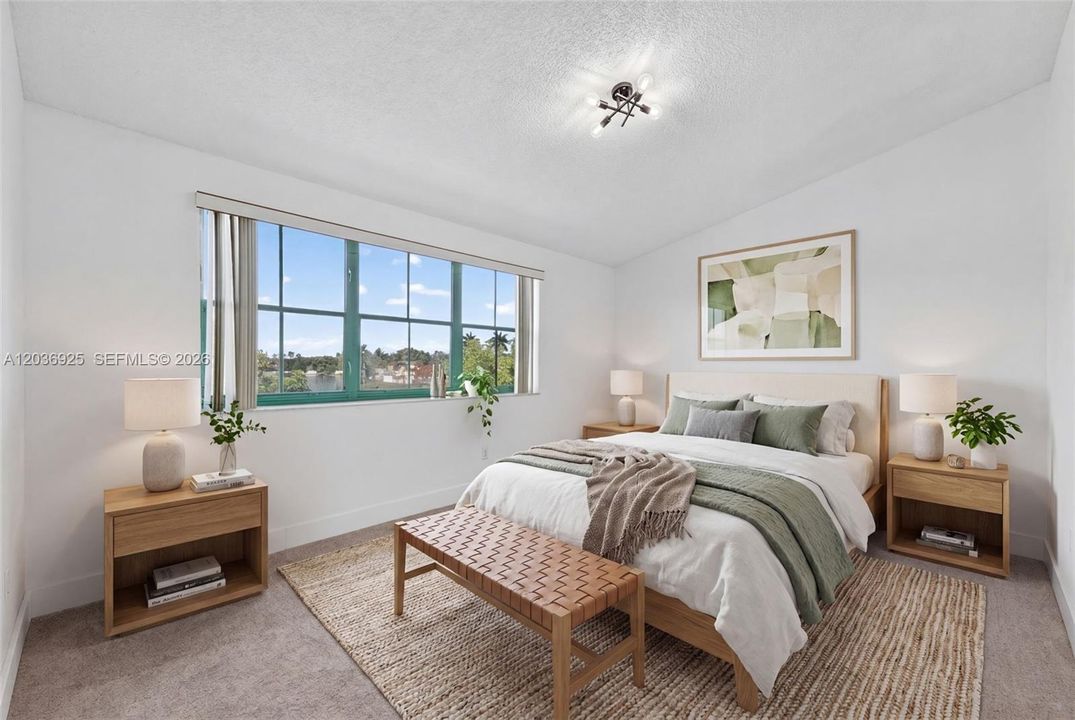 Primary bedroom (Staged).