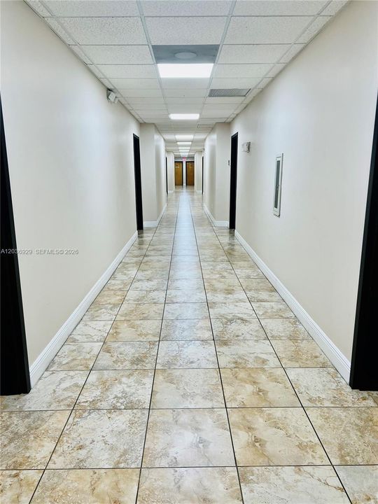 Office Entrance at the end of the Hallway
