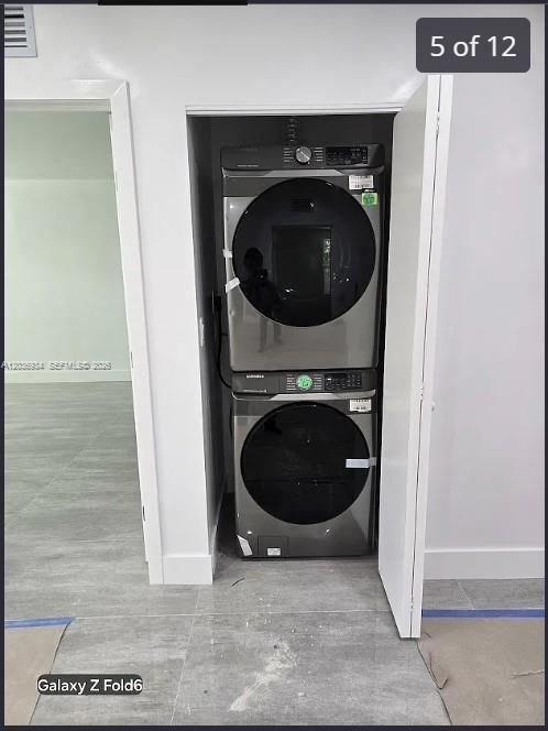SAMSUNG FRONT LOAD WASHER DRYER