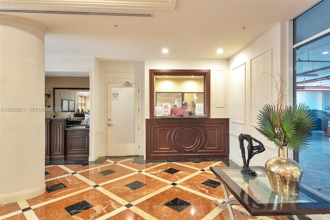 24 Hr Security with concierge package service