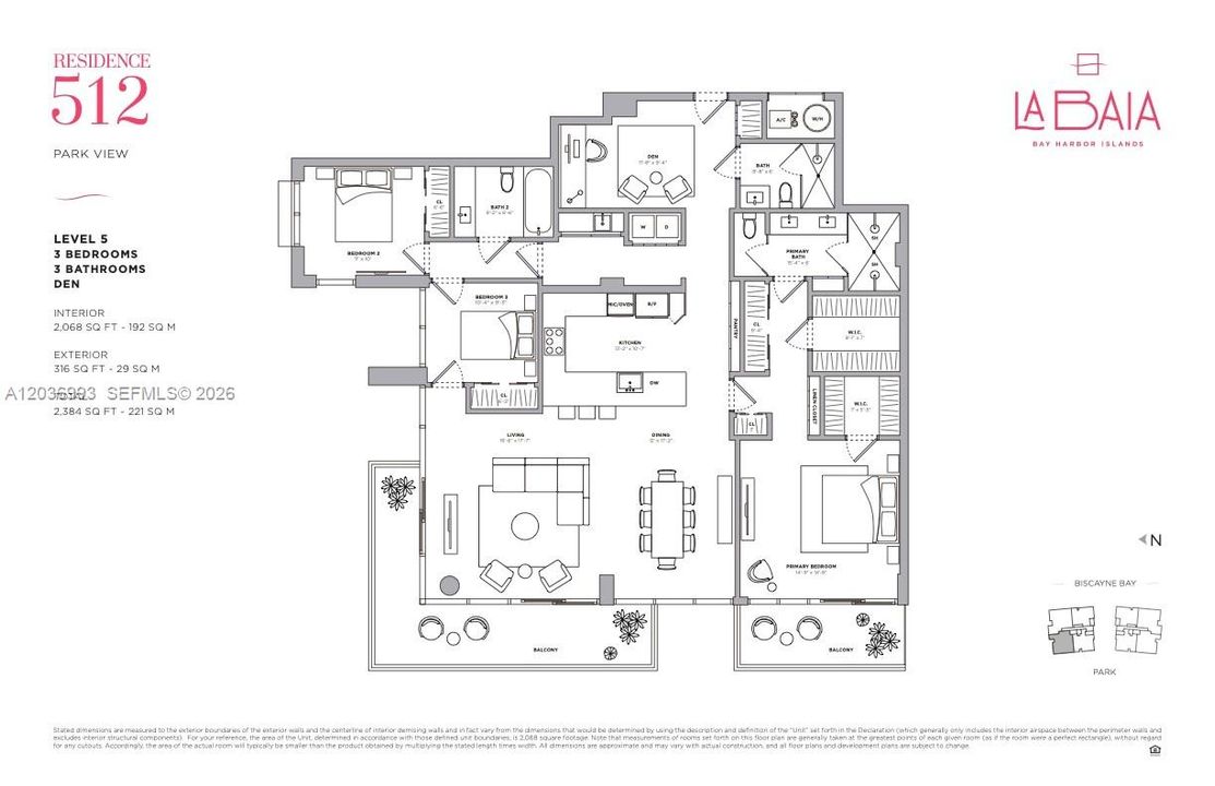 For Rent: $13,500 (3 beds, 3 baths, 2068 Square Feet)