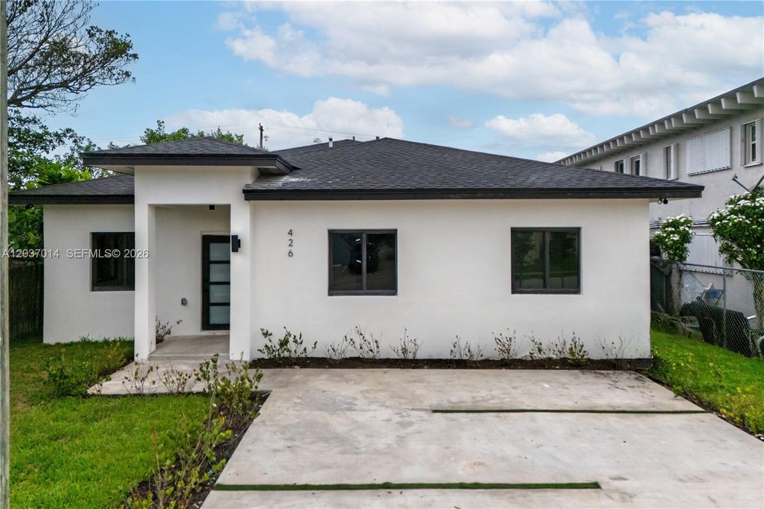 Front of the property.