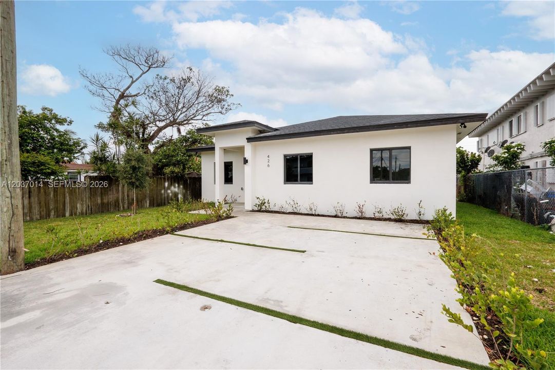 Front of the property.