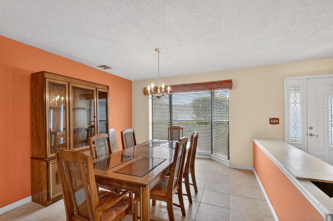 Dining Room with Bay Window