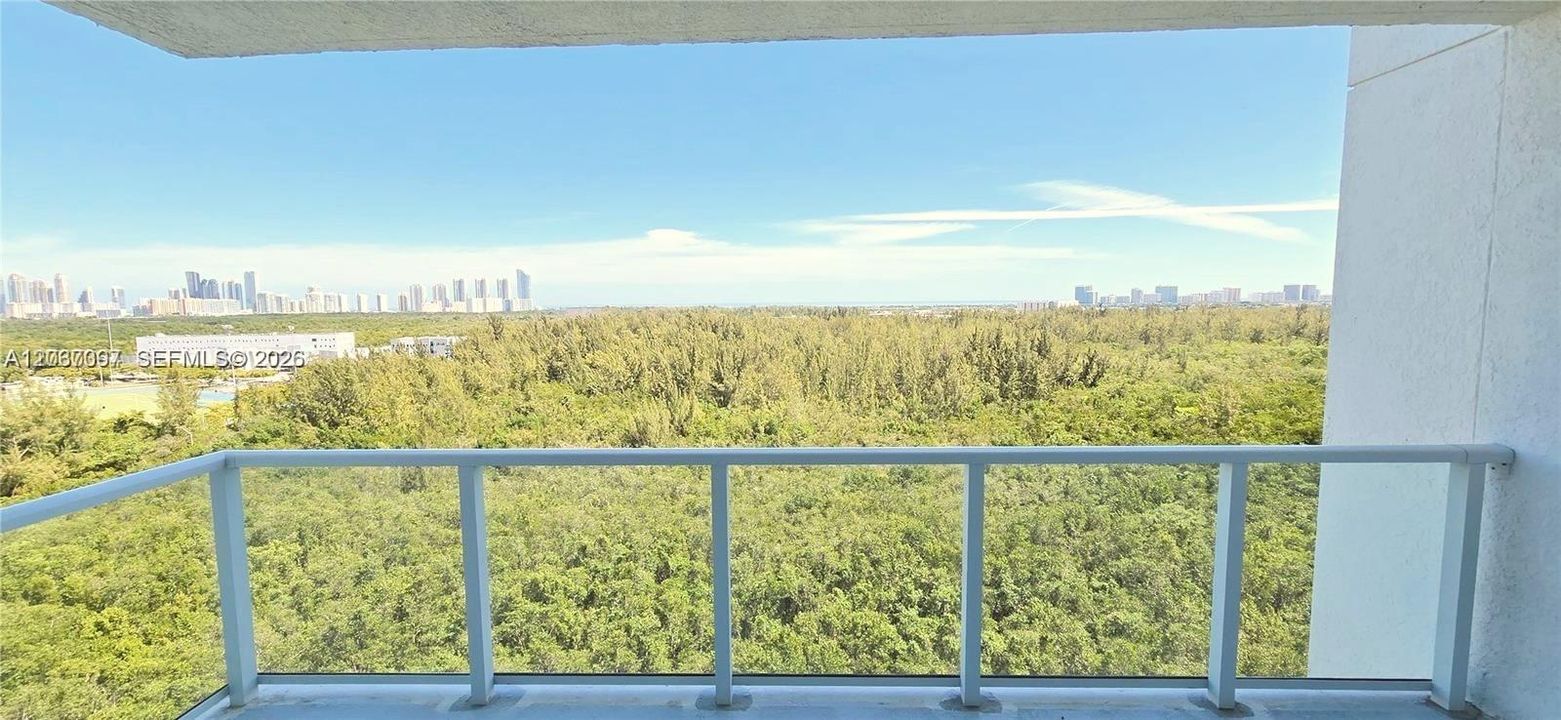 Large balcony