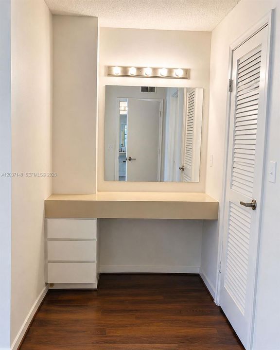 makeup area