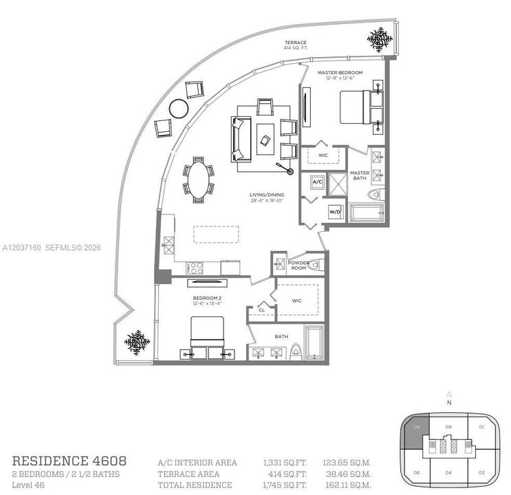 For Rent: $7,000 (2 beds, 2 baths, 1237 Square Feet)