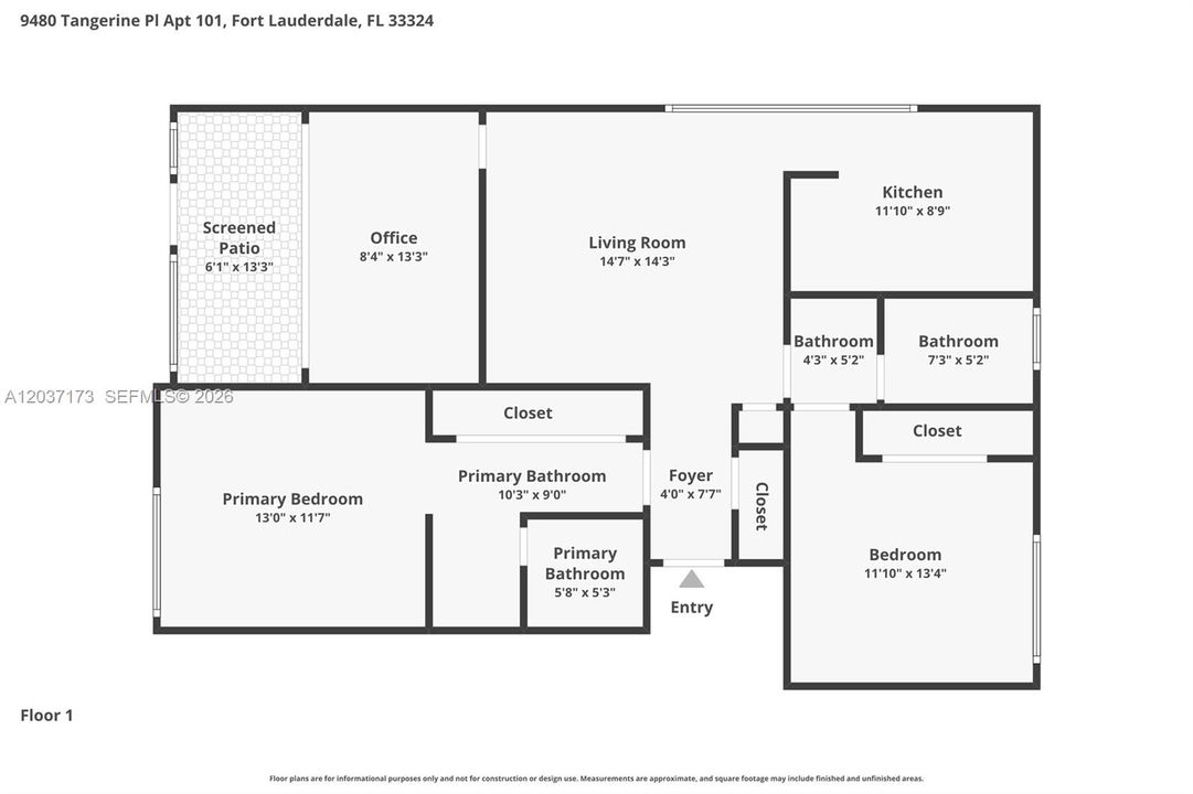 En Venta: $225,000 (2 camas, 2 baños, 1000 Pies cuadrados)