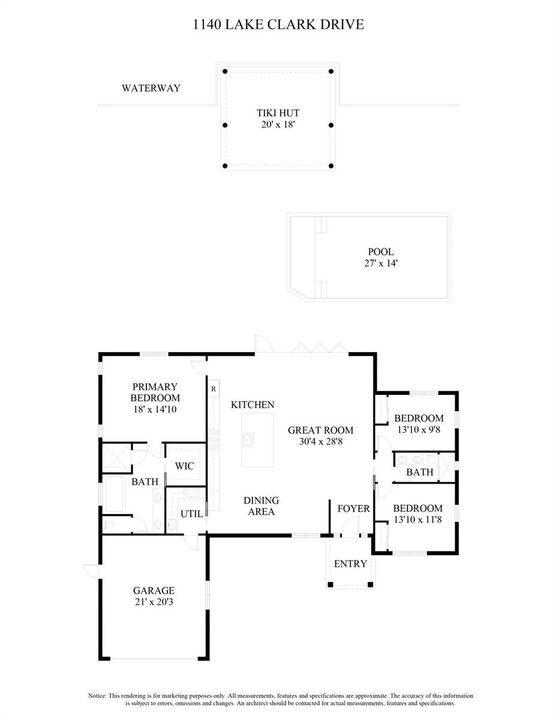 1140 LAKE CLARKE DRIVE