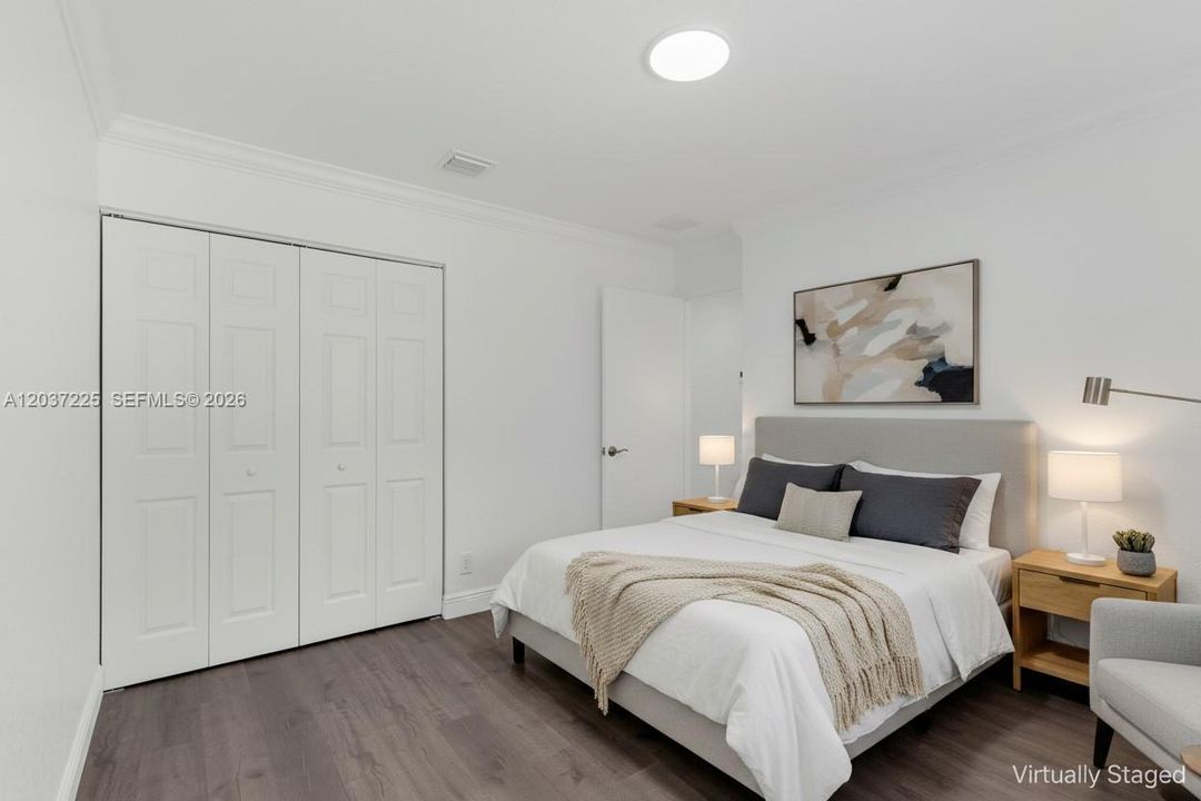 Bedroom virtually stage