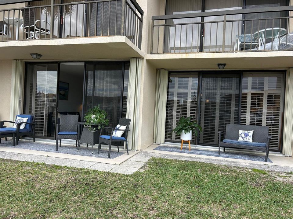 2 Open patios