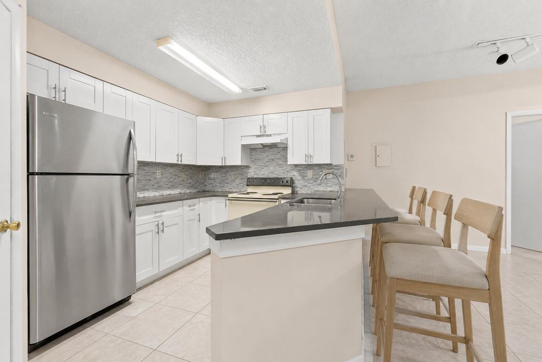 Virtually Decluttered & Staged Kitchen