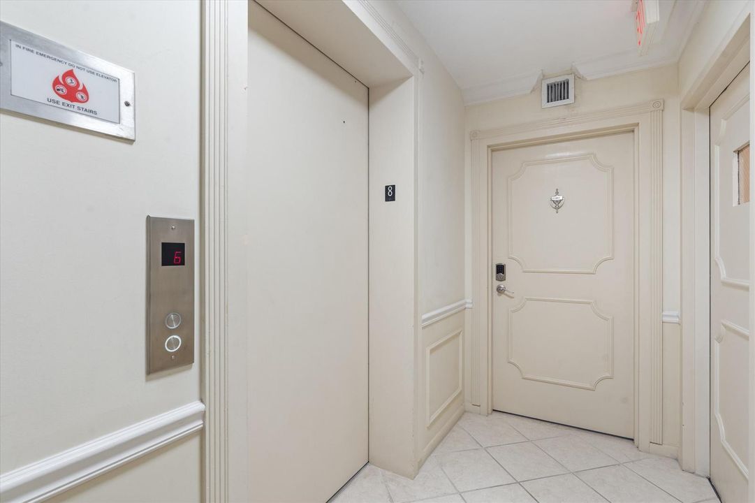 Entry - Semi-Private Elevator