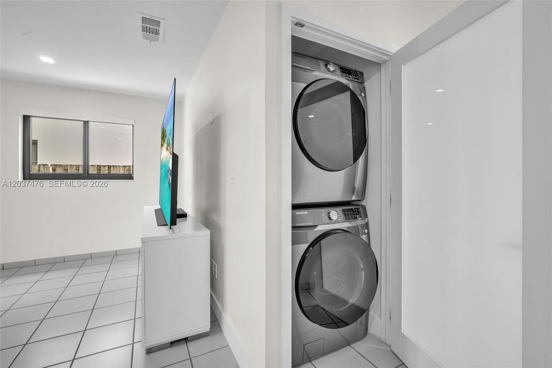 Modern laundry.